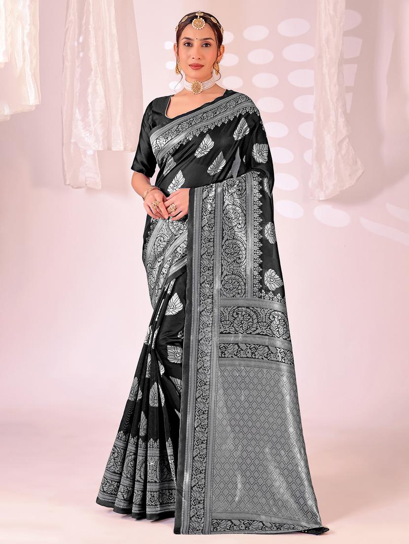 women self design banarasi saree with blouse - 22006992 - Zoom Image - 0