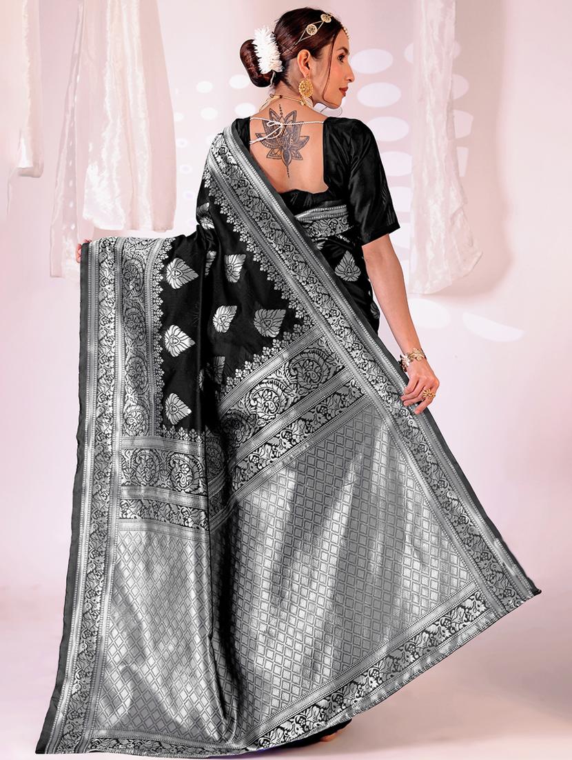 women self design banarasi saree with blouse - 22006992 - Standard Image - 1