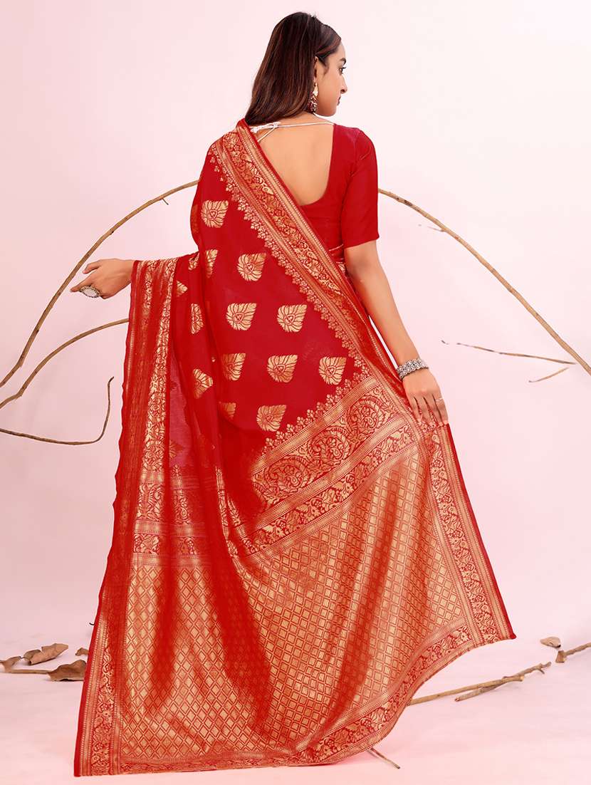 women self design banarasi saree with blouse - 22006994 -  Standard Image - 1