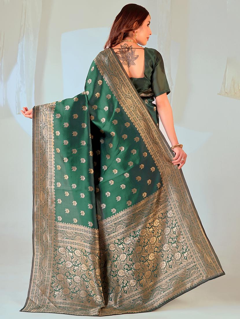 women self design banarasi saree with blouse - 22007022 - Standard Image - 1
