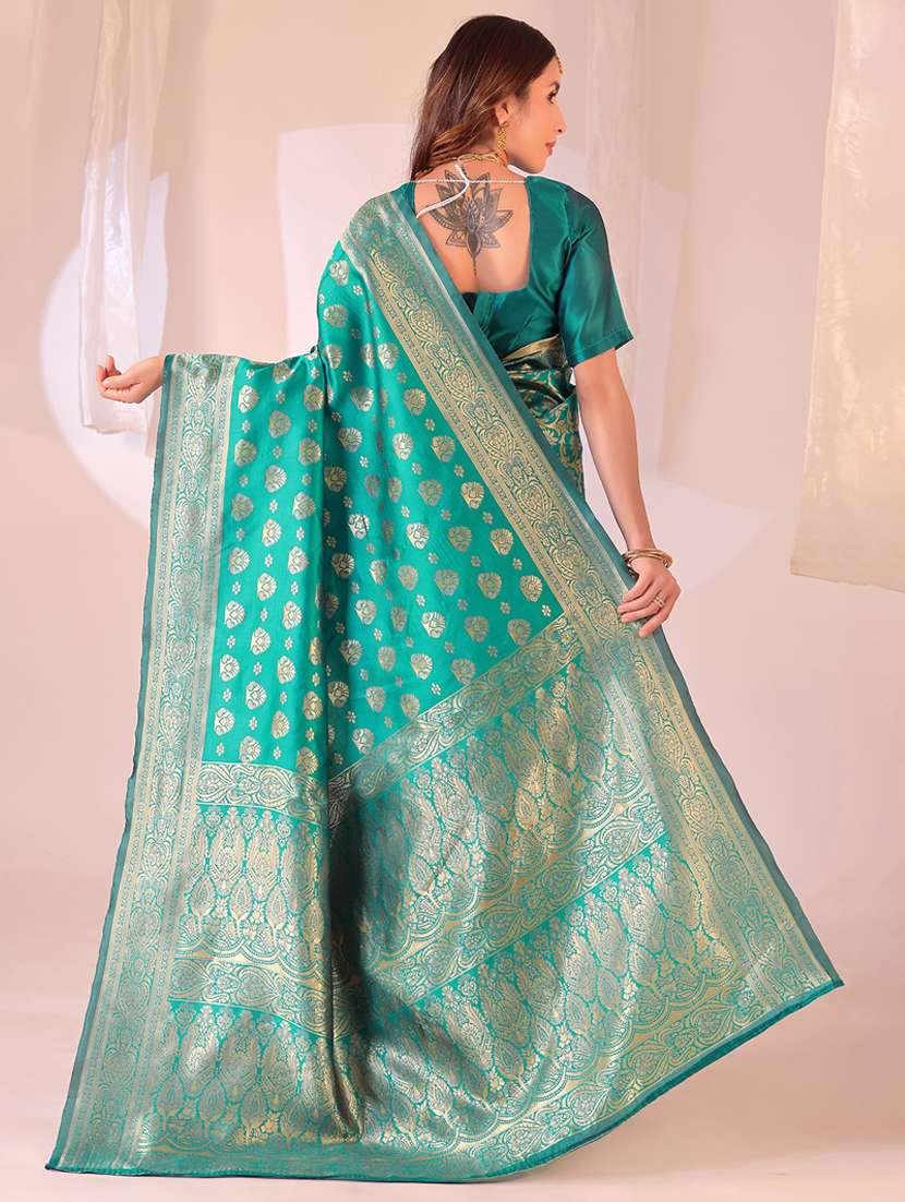 women self design banarasi saree with blouse - 22007029 - Standard Image - 1