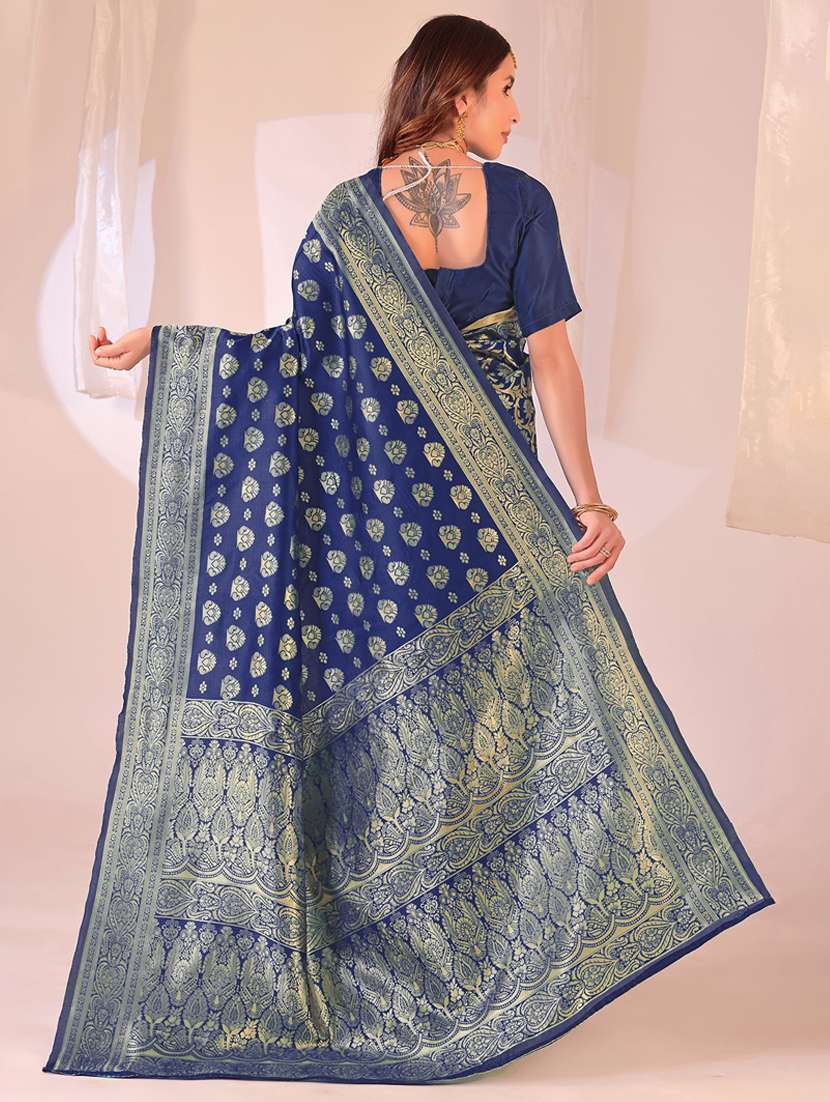 women self design banarasi saree with blouse - 22007032 - Standard Image - 1