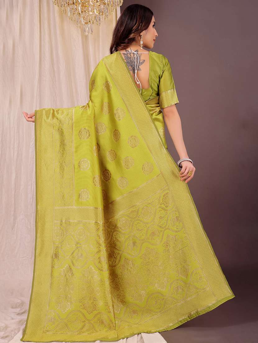 women self design banarasi saree with blouse - 22007041 -  Standard Image - 1