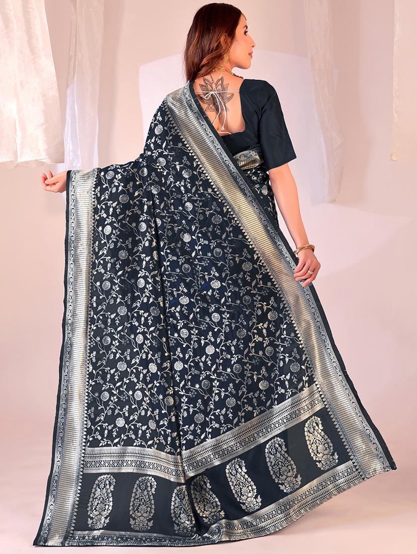 women self design banarasi saree with blouse - 22007055 - Standard Image - 1