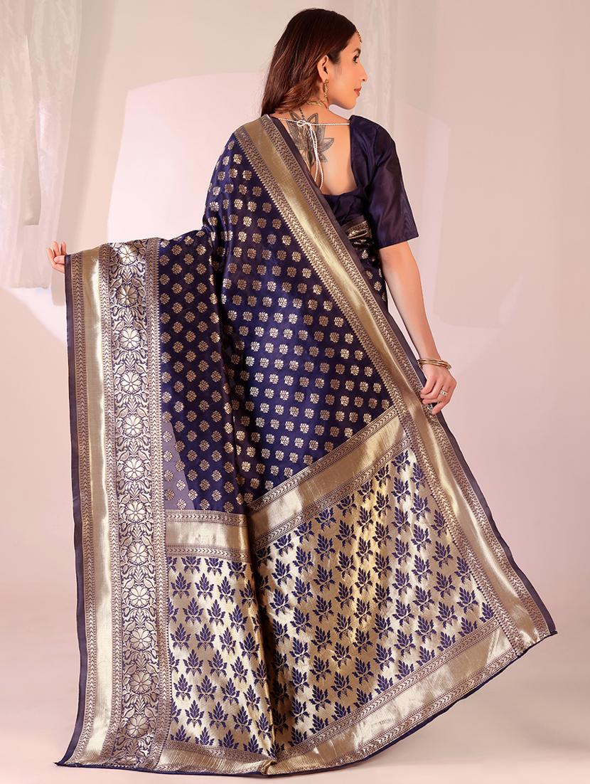 women self design banarasi saree with blouse - 22007064 - Standard Image - 1