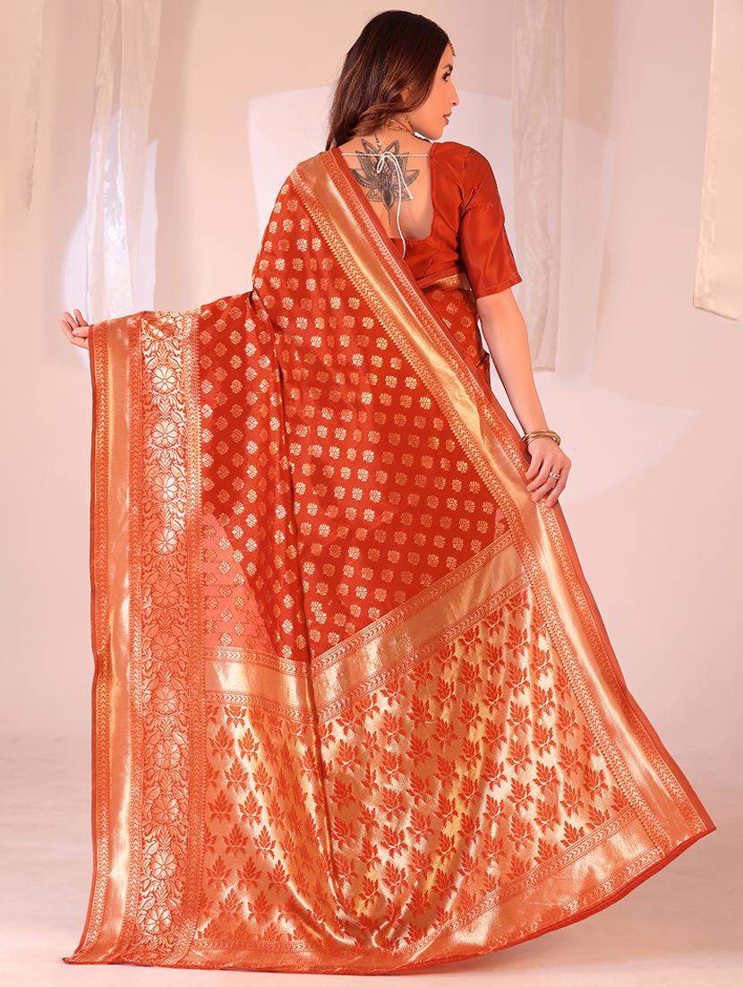 women self design banarasi saree with blouse - 22007065 - Standard Image - 1