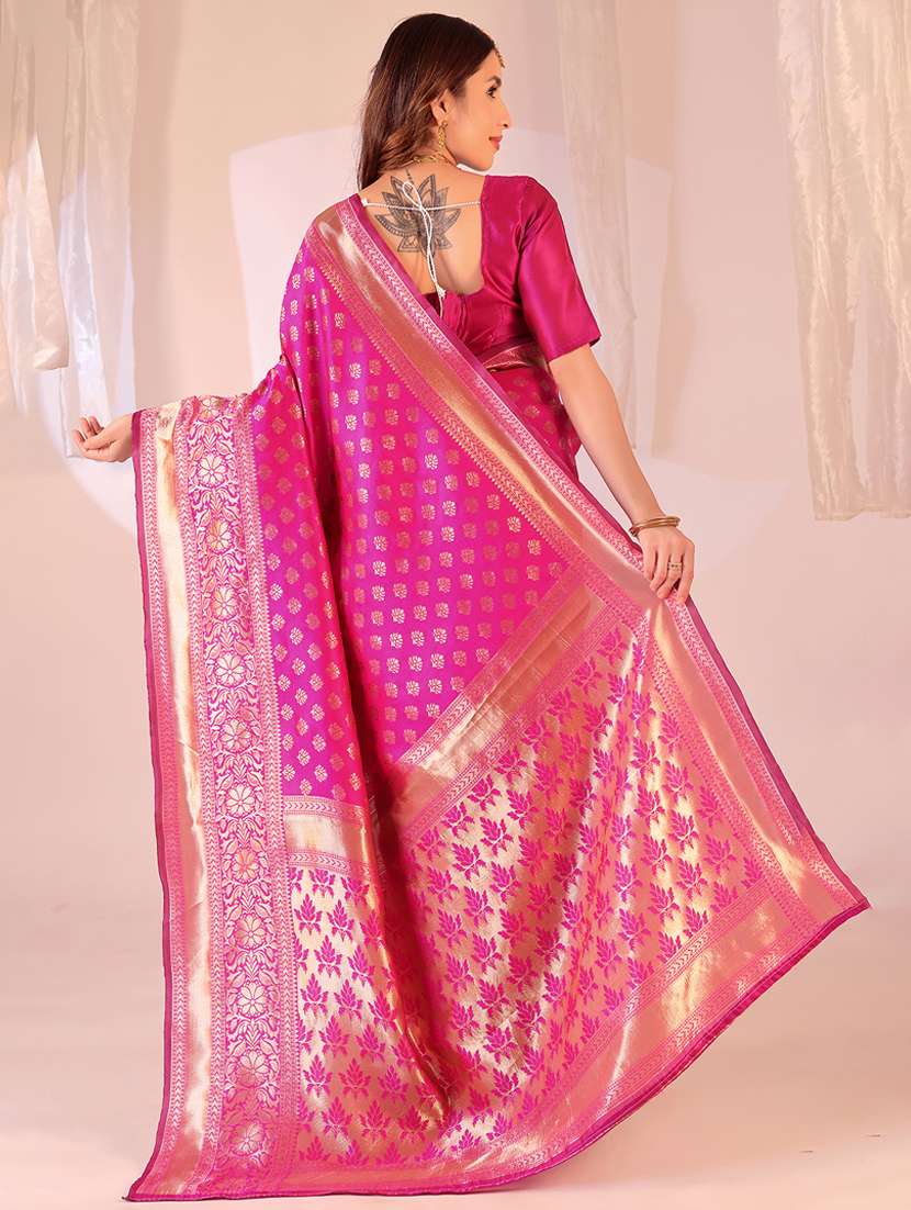 women self design banarasi saree with blouse - 22007068 -  Standard Image - 1