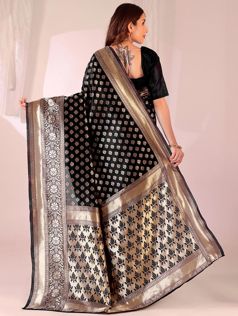 women self design banarasi saree with blouse - 22007072 - Standard Image - 1