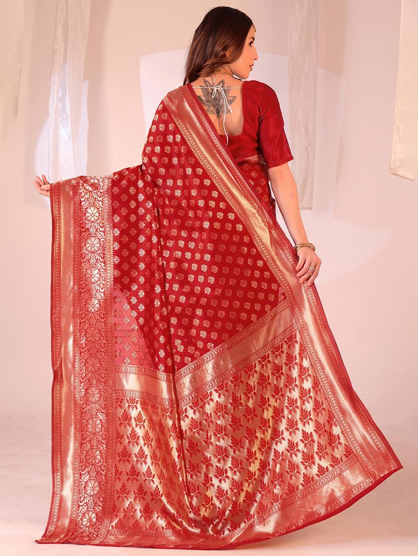 women self design banarasi saree with blouse - 22007073 -  Standard Image - 1