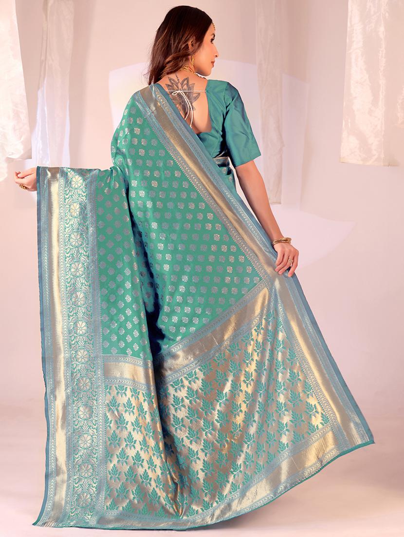 women self design banarasi saree with blouse - 22007074 -  Standard Image - 1