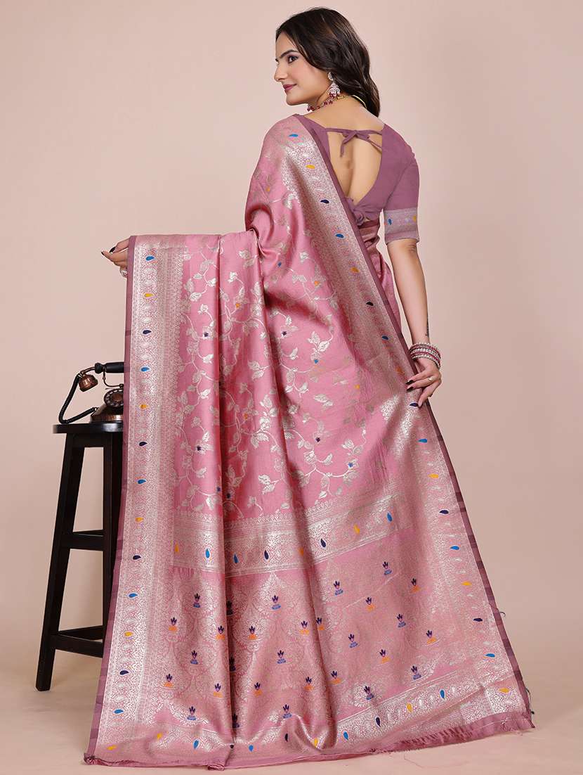 women self design banarasi saree with blouse - 22007173 -  Standard Image - 1