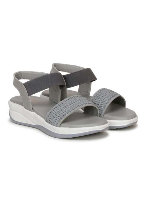 women texture back strap wedge - 22007718 - Standard Image - 0