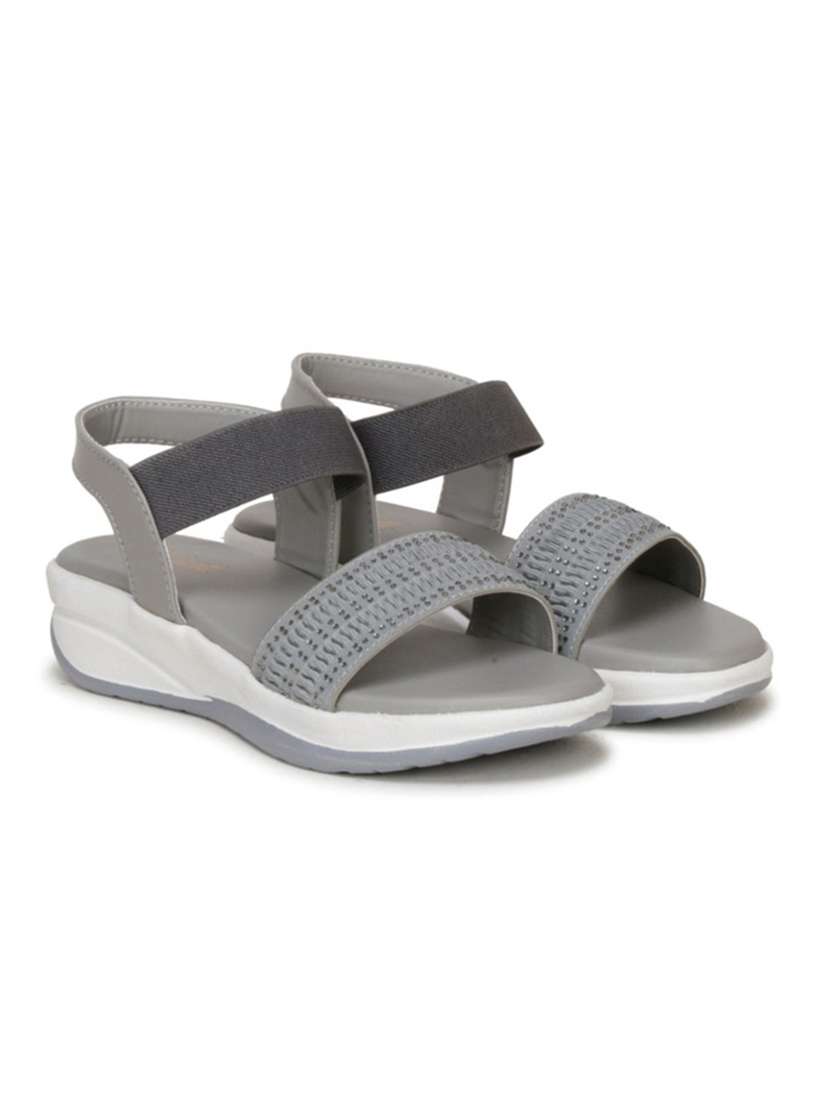 women texture back strap wedge - 22007718 - Zoom Image - 0