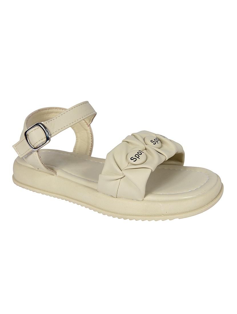 girls solid ankle strap sandal - 22007742 -  Standard Image - 1