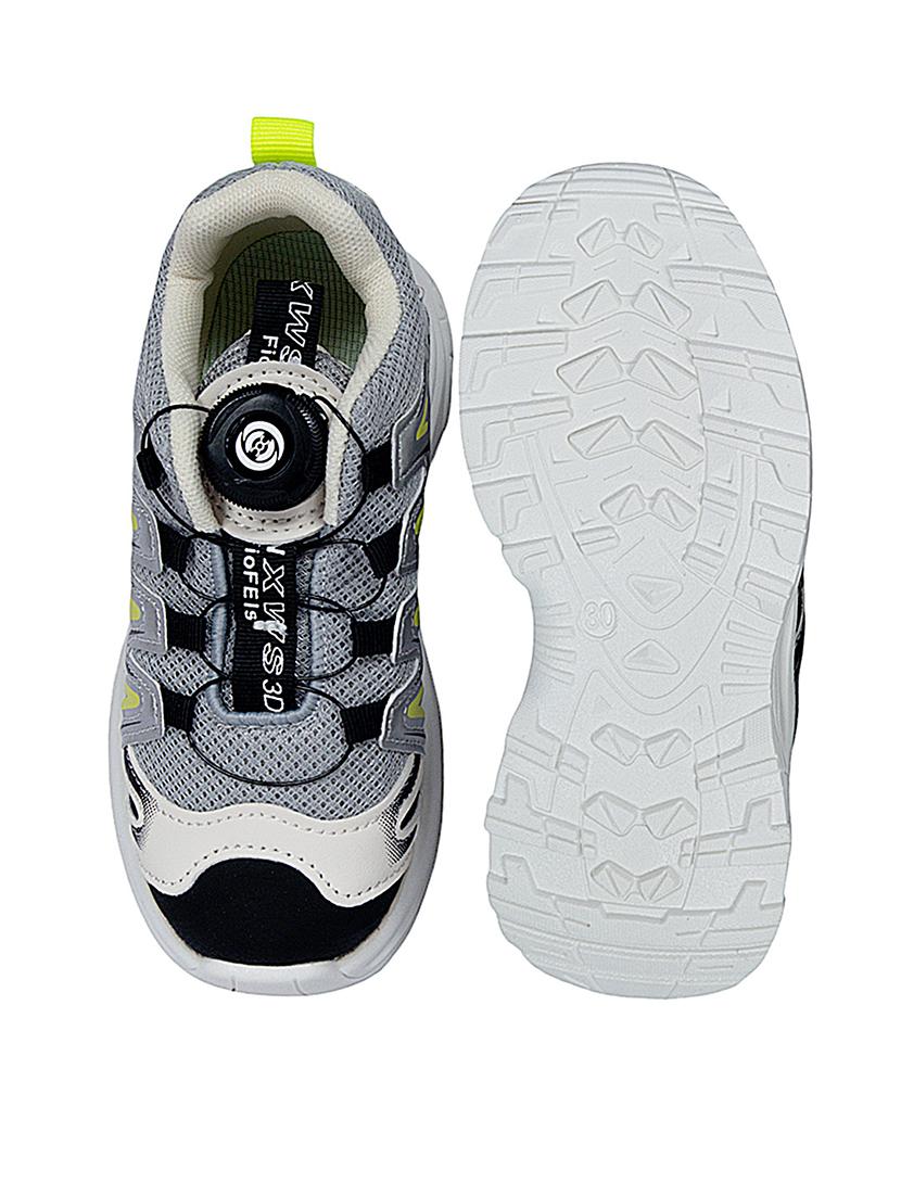 unisex grey lace up sport shoe - 22007743 - Standard Image - 4