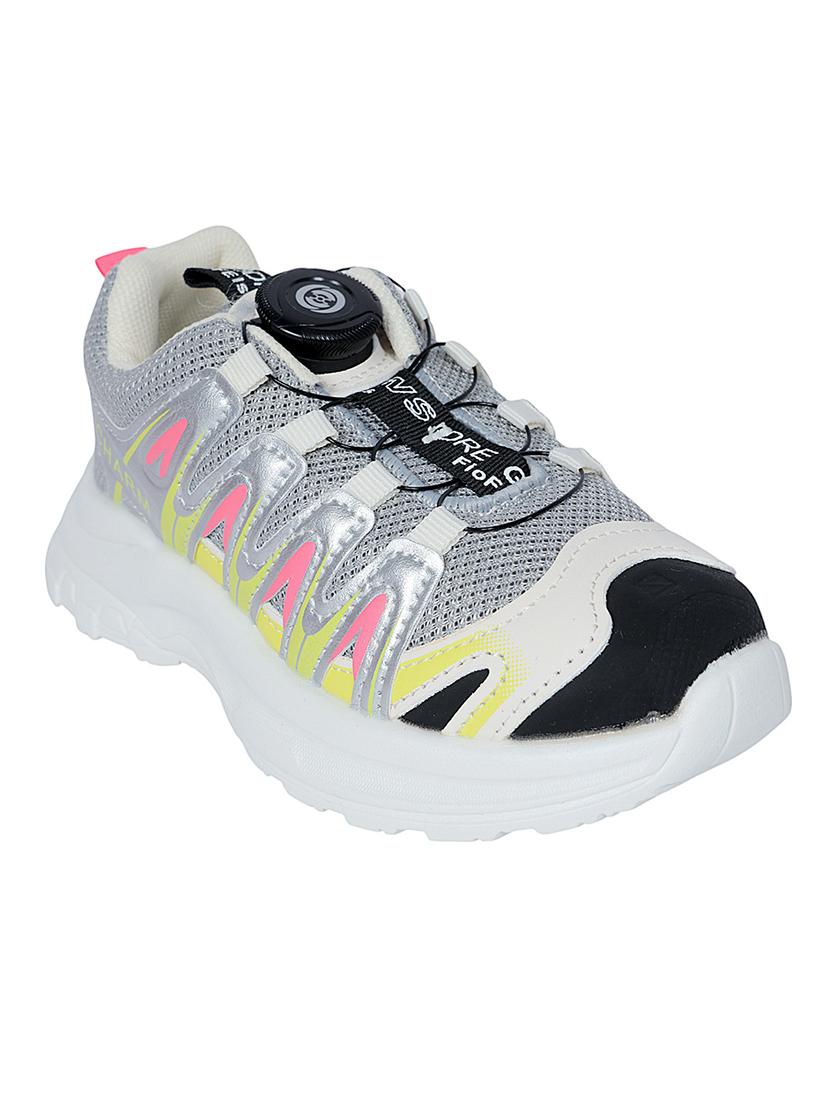 unisex grey lace up sport shoe - 22007744 - Standard Image - 4