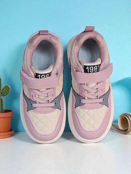 unisex color block lace up sneaker