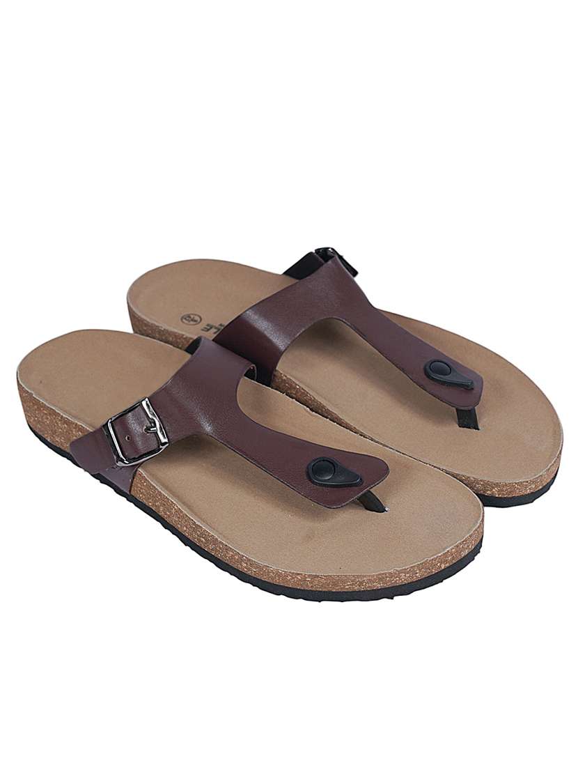 men solid toe separator sandal - 22007761 - Standard Image - 1