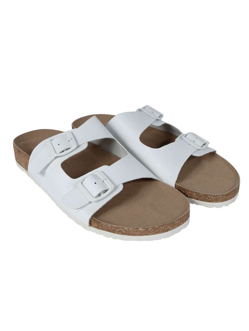 men solid slip on sandal - 22007767 -  Standard Image - 1