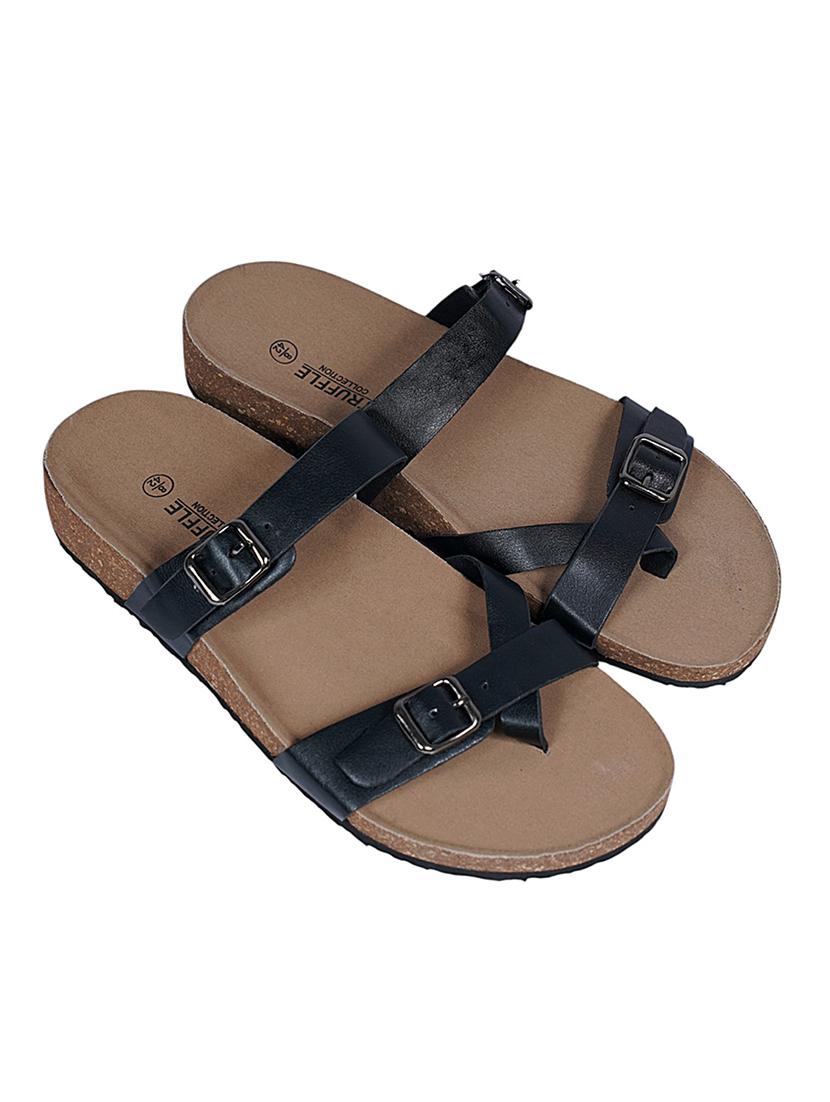 men solid toe separator sandal - 22007768 - Standard Image - 1