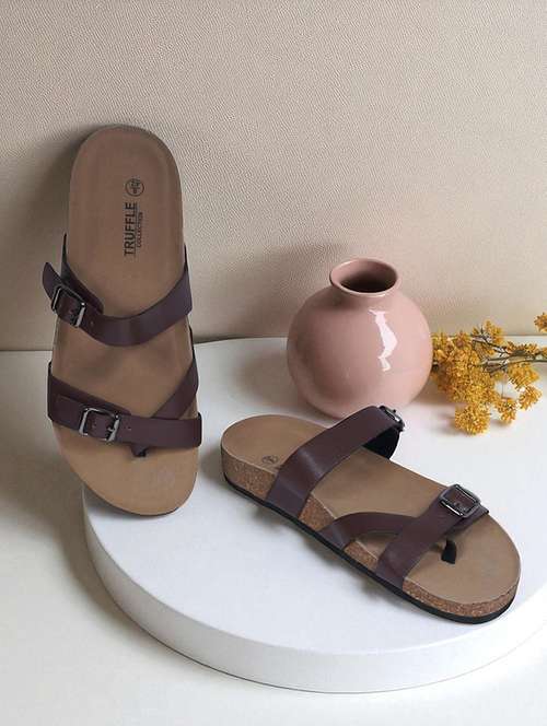 men solid toe separator sandal - 22007769 - Standard Image - 0