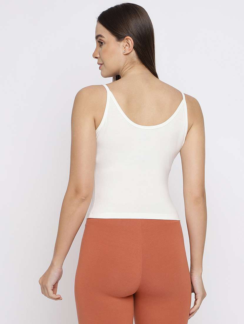 women pack of 2 solid shoulder strap camisole - 22007843 -  Standard Image - 4