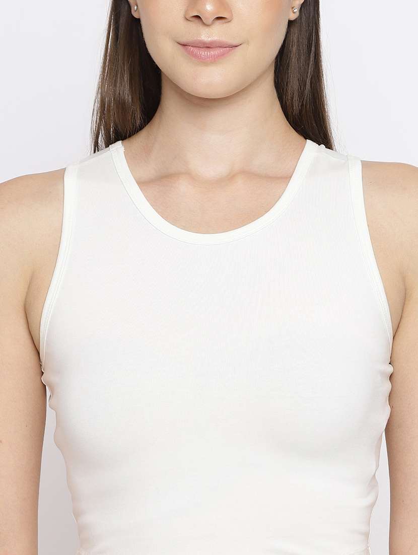 women pack of 3 solid camisole - 22007849 -  Standard Image - 4