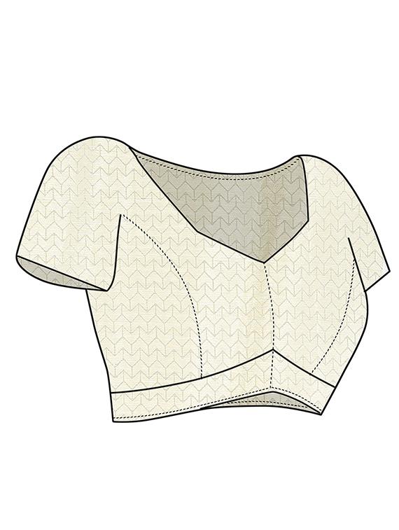 women ombre embellished saree with blouse - 22007877 - Standard Image - 4