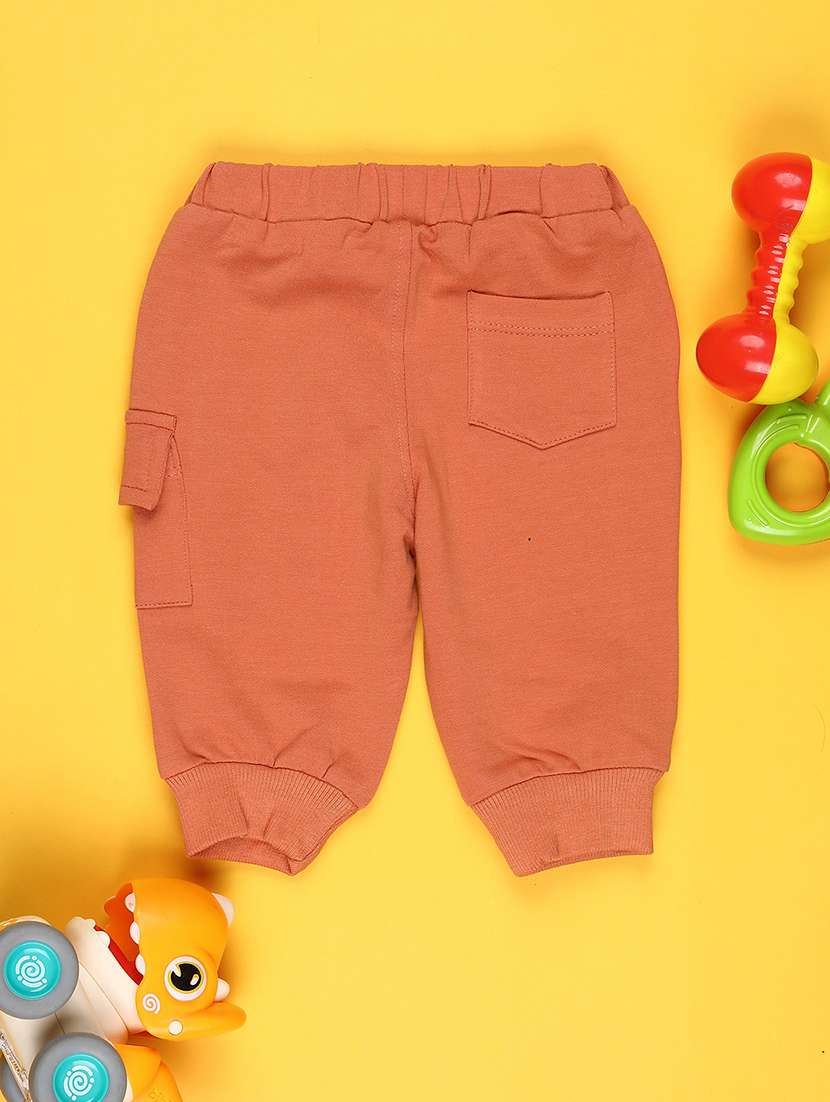 boys solid mid rise jogger - 22008063 -  Standard Image - 1