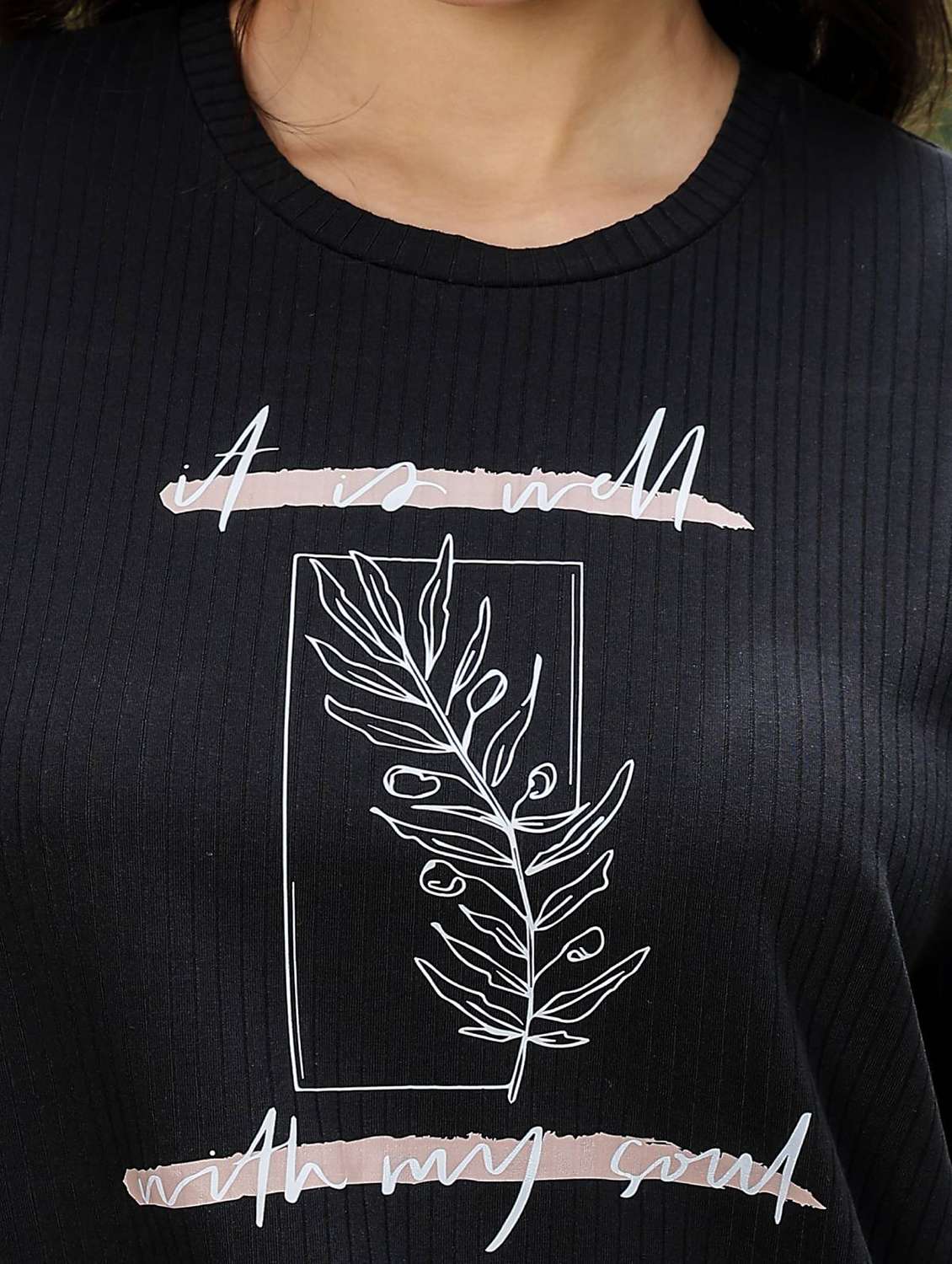 women graphic short sleeve t-shirt & trouser co-ord set - 22008337 -  Standard Image - 6