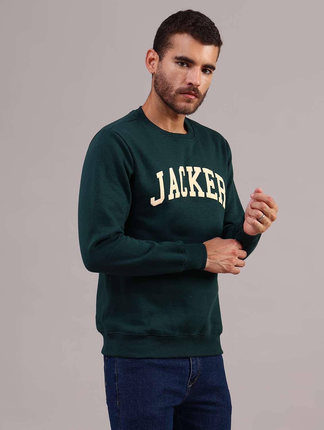 men printed long sleeve regular fit sweatshirt - 22008988 -  Standard Image - 4