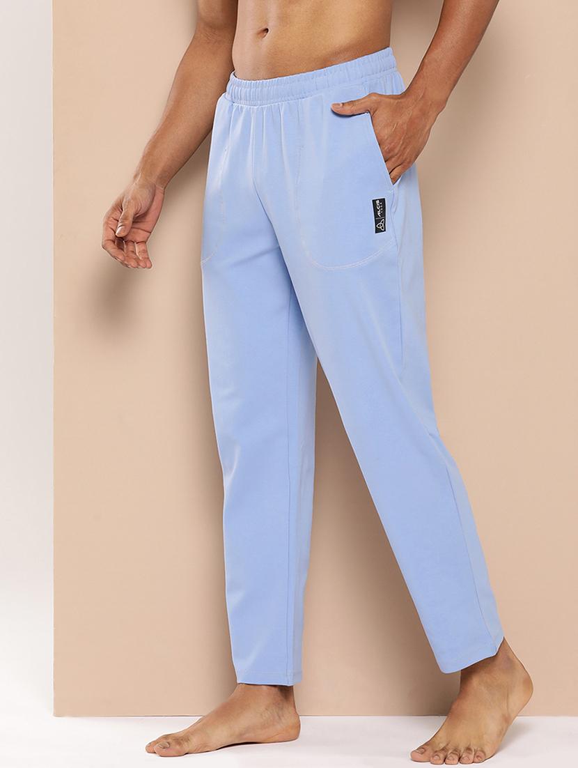 men solid regular fit full length track pant - 22009258 - Standard Image - 1