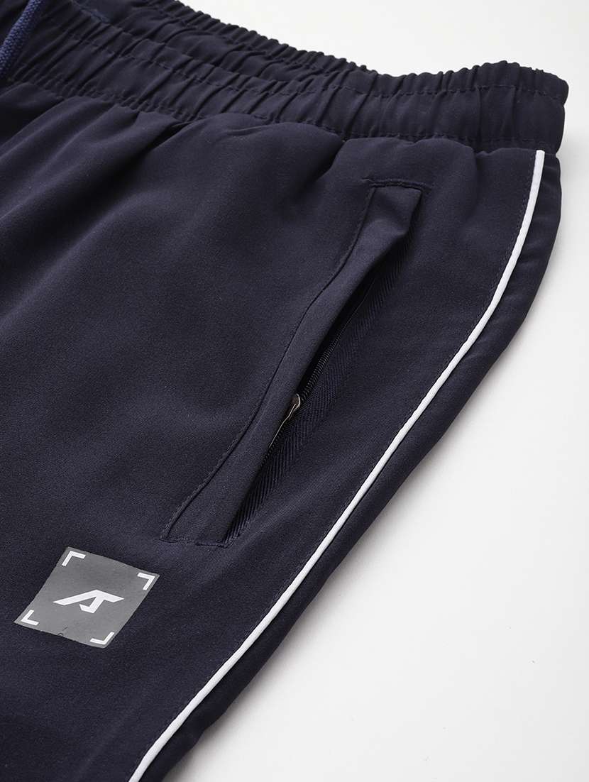 men solid regular fit full length track pant - 22009260 -  Standard Image - 4