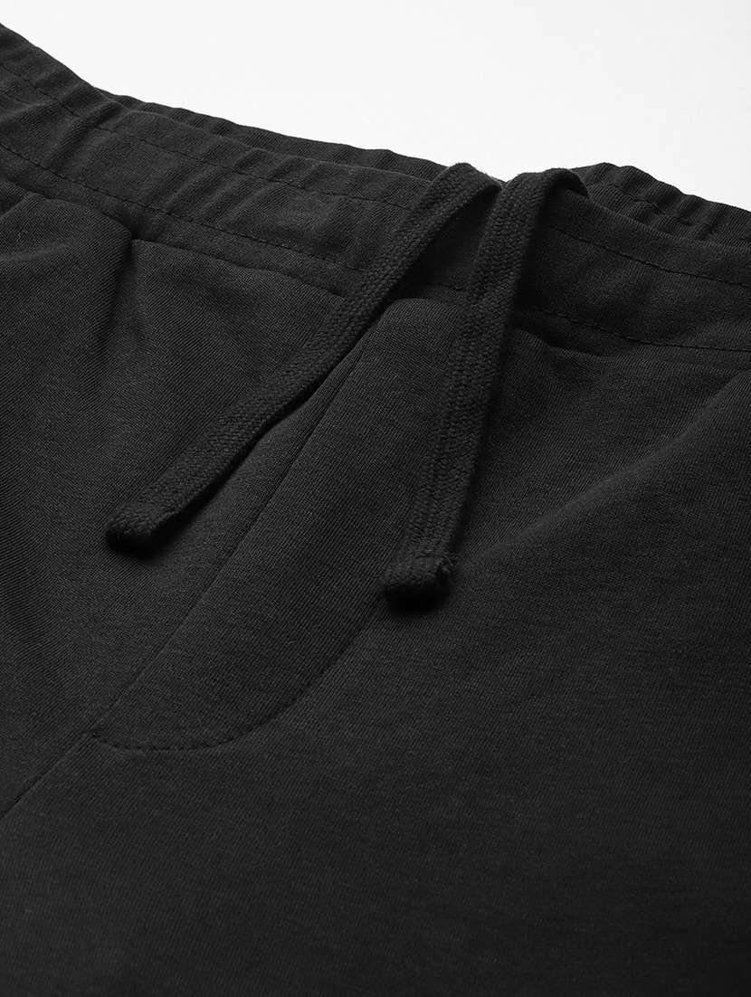 men placement print mid rise regular fit jogger - 22009263 - Standard Image - 4