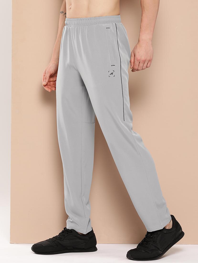 men solid regular fit full length track pant - 22009266 -  Standard Image - 1