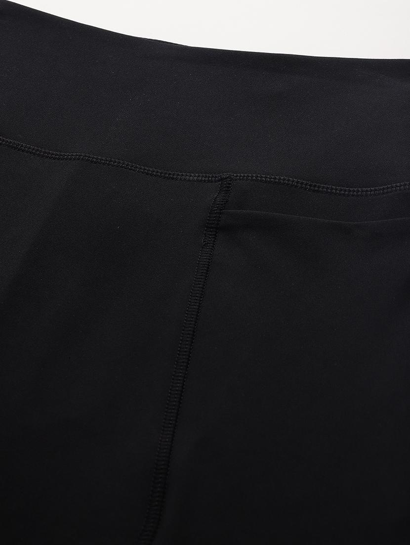 women solid high rise slim fit yoga pant - 22009267 - Standard Image - 4
