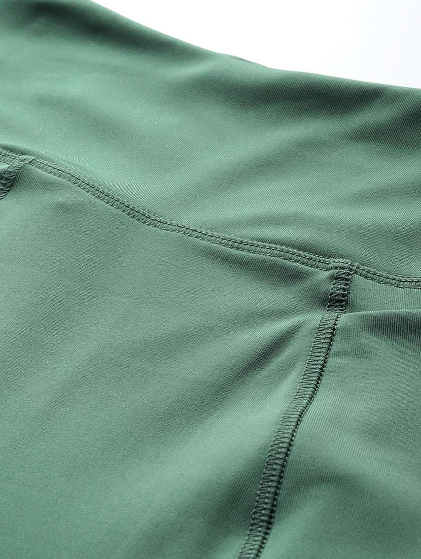 women solid high rise slim fit yoga pant  - 22009269 -  Standard Image - 4