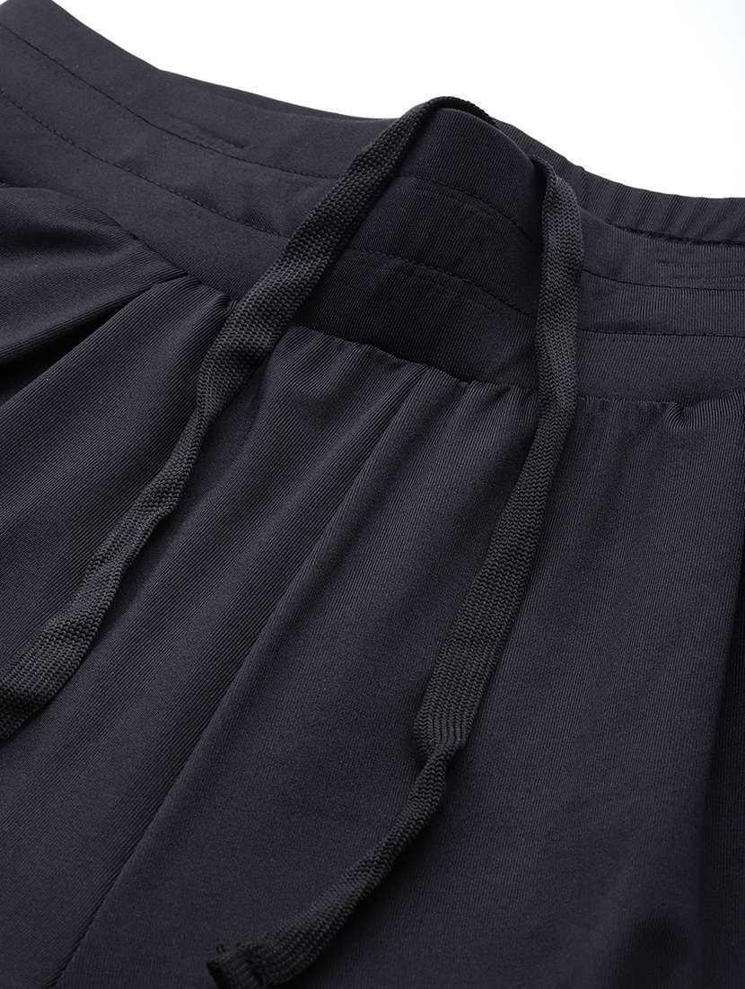 women solid mid rise regular fit track pant - 22009275 - Standard Image - 4