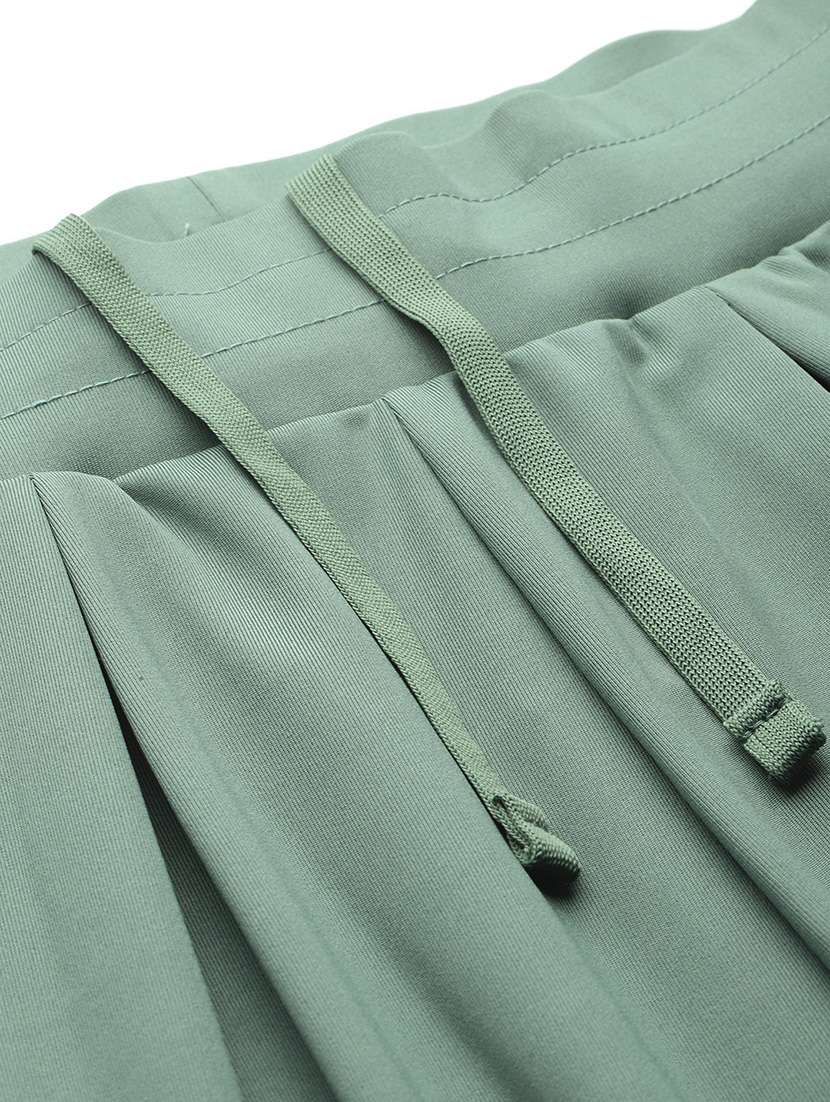 women solid mid rise regular fit track pant - 22009277 -  Standard Image - 4