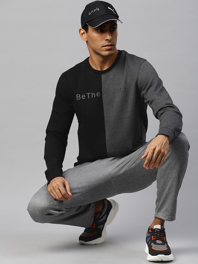 men color block long sleeve regular fit sweatshirt - 22009294 - Standard Image - 4