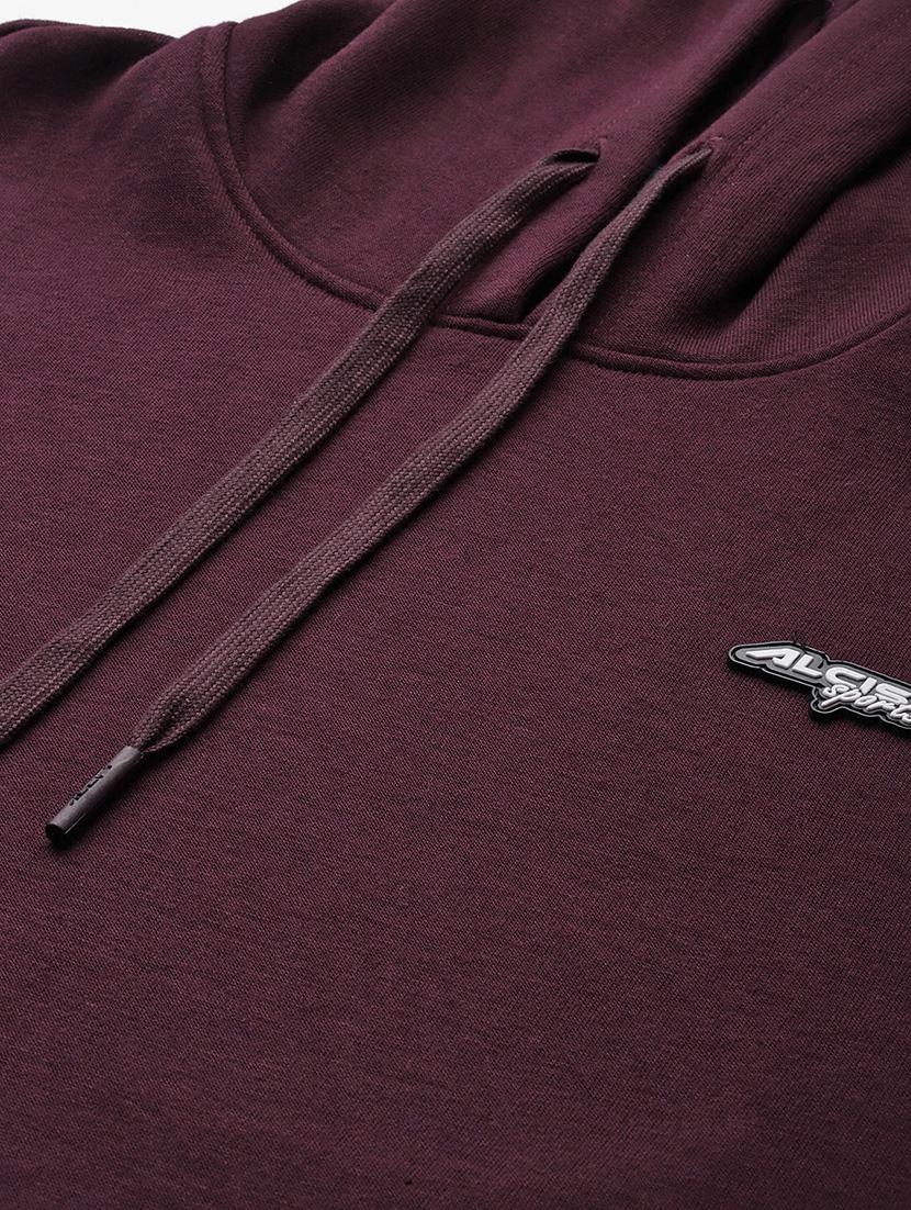men typographic long sleeve regular fit hooded sweatshirt - 22009297 - Standard Image - 4