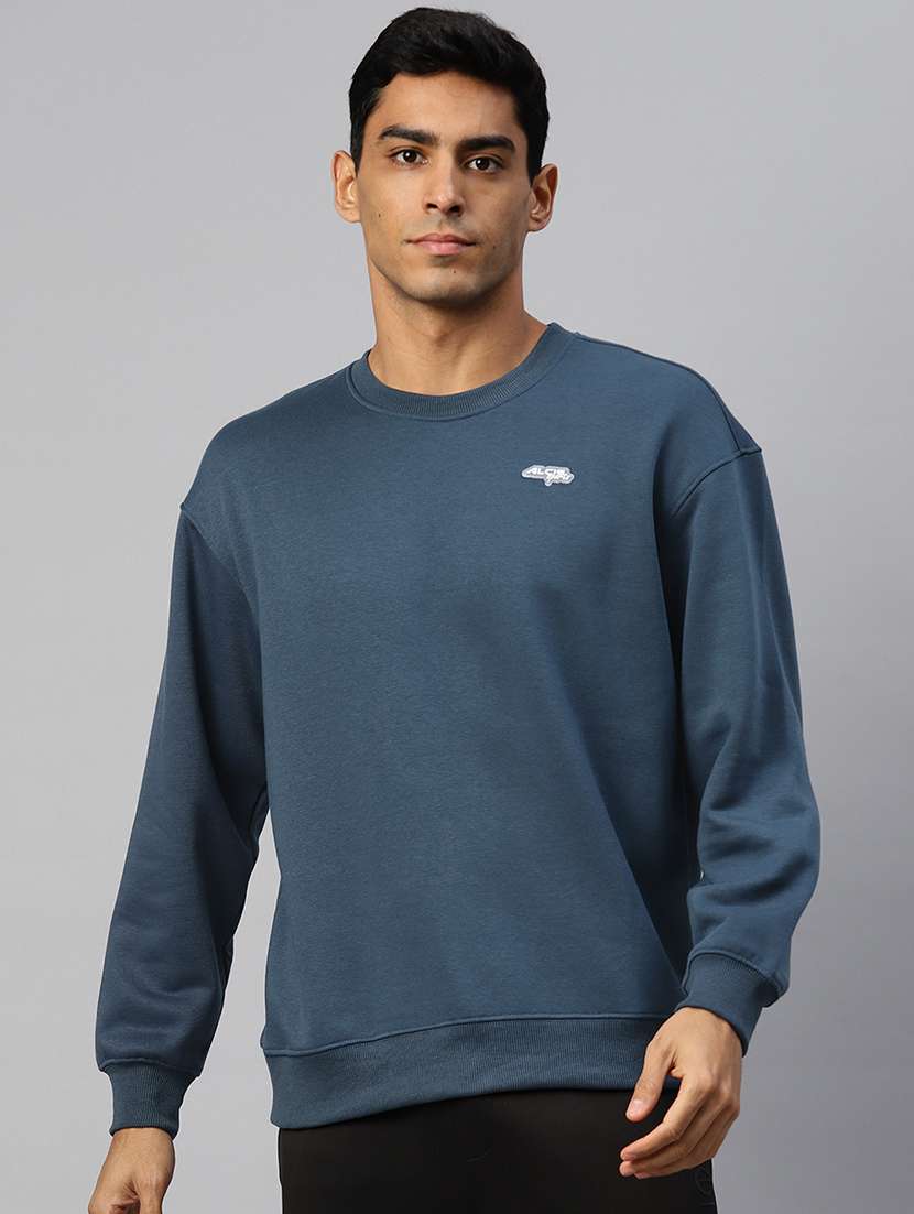 men back print long sleeve regular fit sweatshirt - 22009298 -  Standard Image - 1