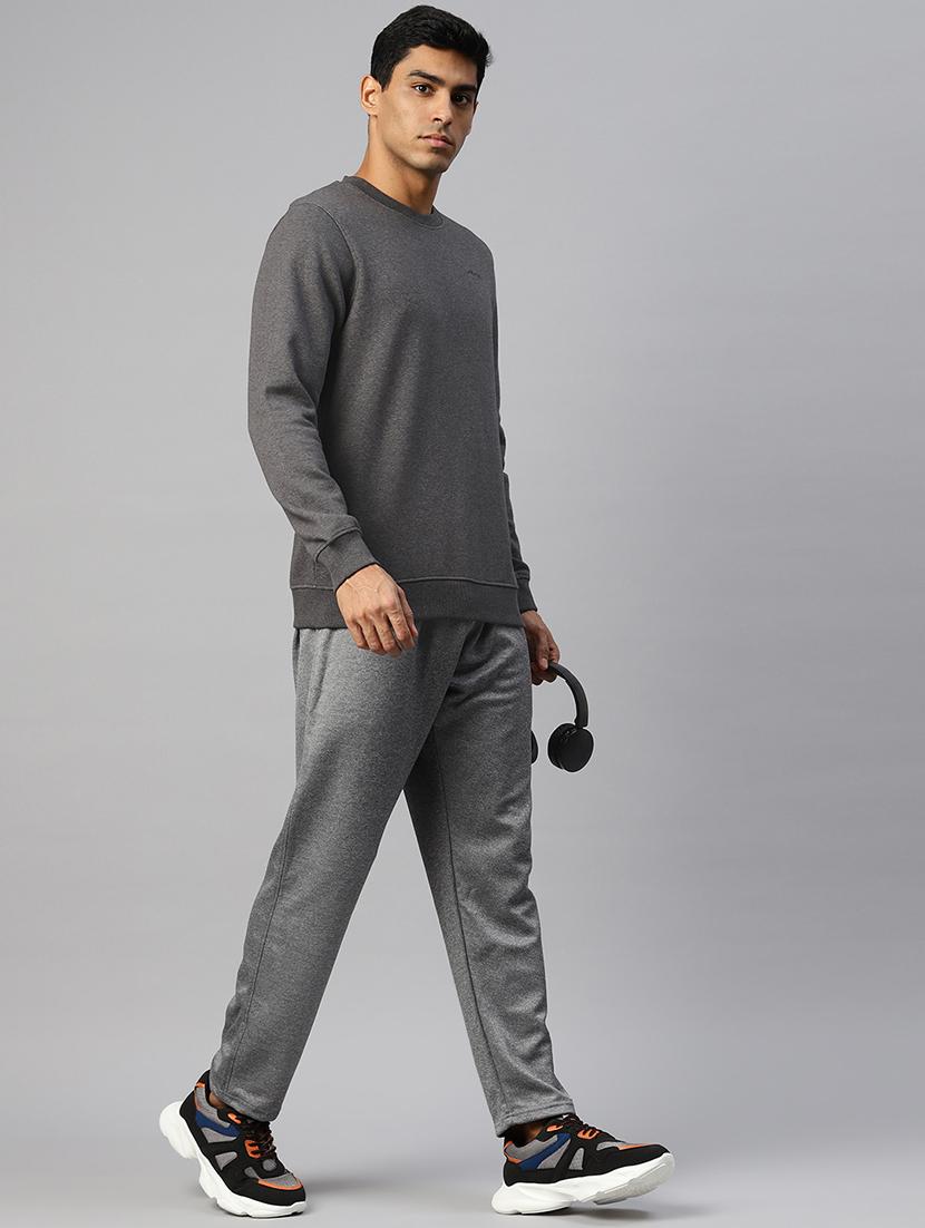 men solid long sleeve regular fit sweatshirt - 22009302 - Standard Image - 4