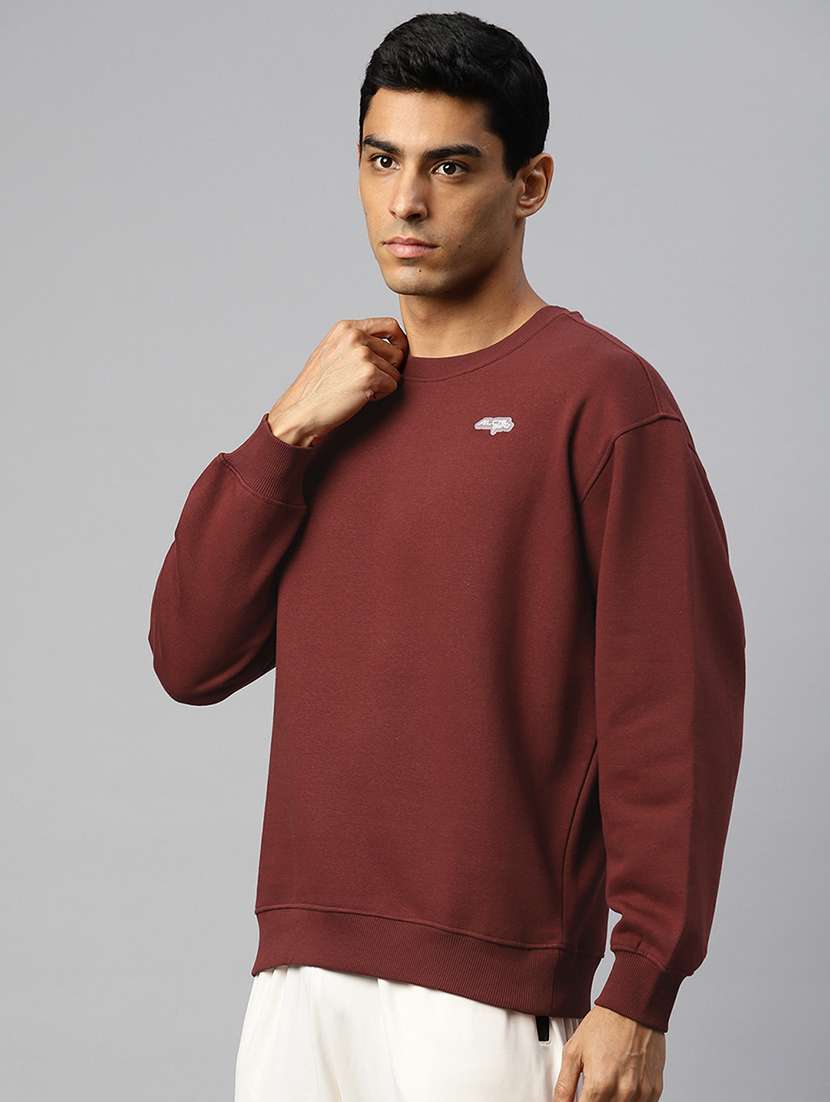 men back print long sleeve regular fit sweatshirt - 22009303 - Standard Image - 1
