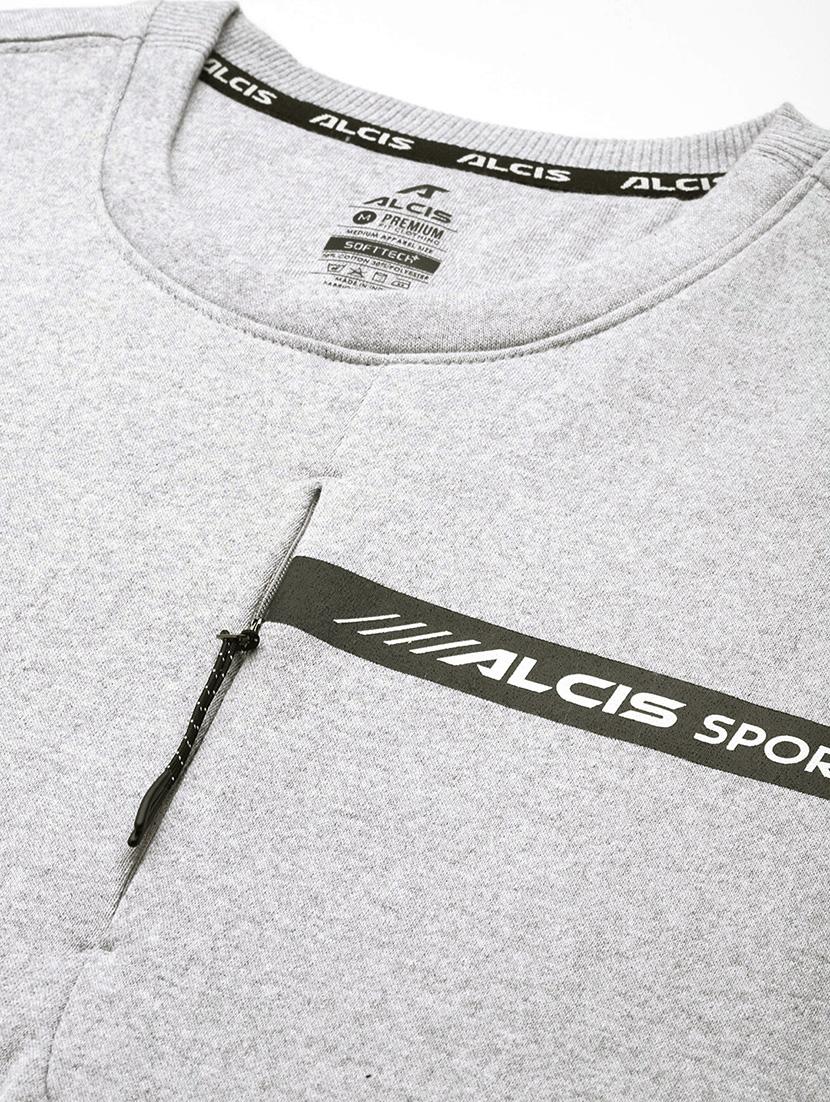 men logo print long sleeve regular fit sweatshirt - 22009305 - Standard Image - 4