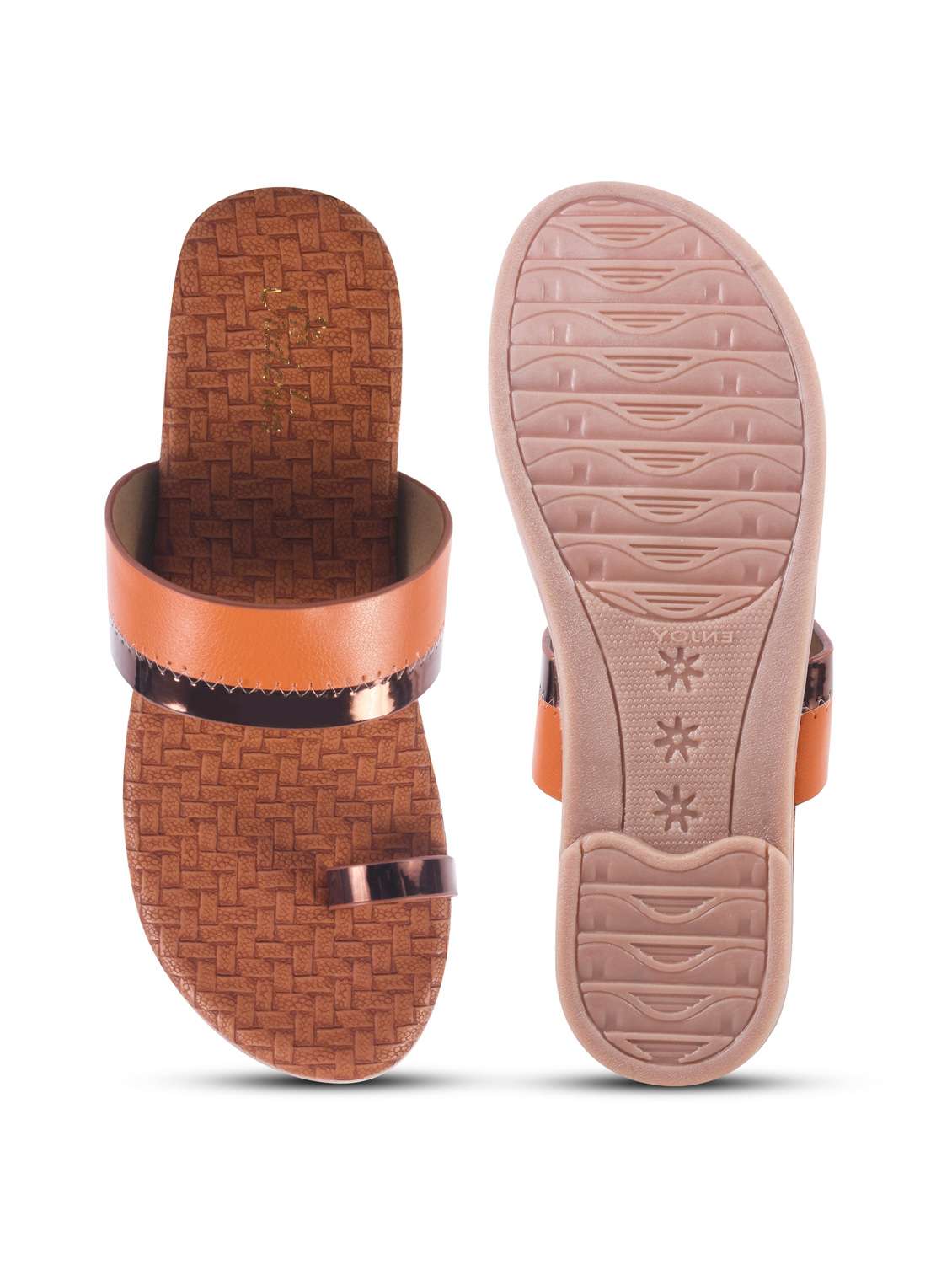 women one toe flat sandal - 22009331 -  Standard Image - 4