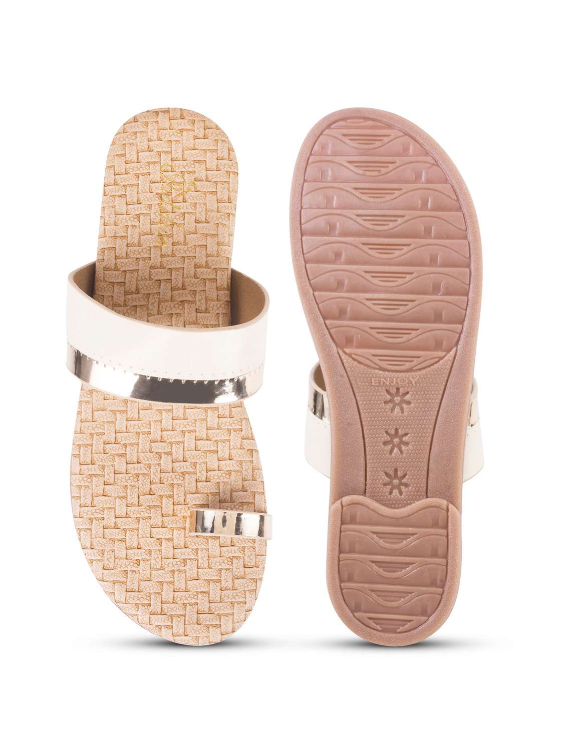 women one toe flat sandal - 22009332 -  Standard Image - 4