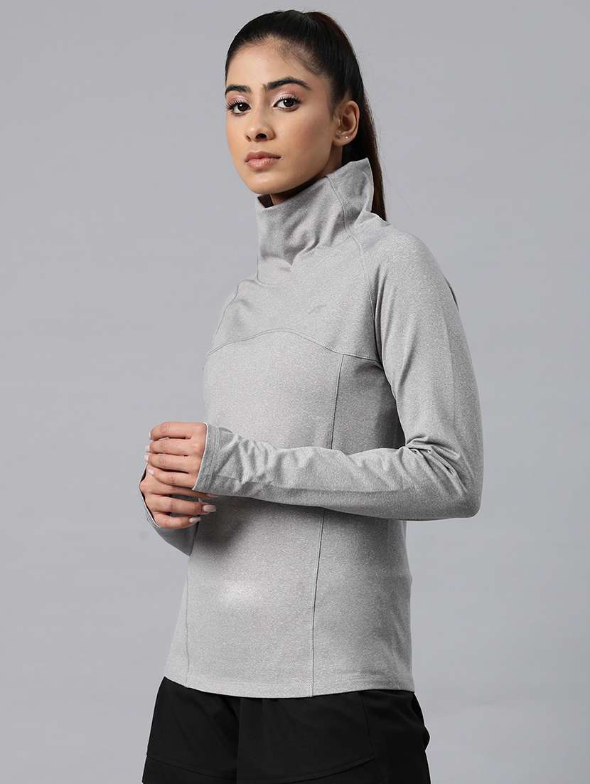 women solid long sleeve pullover sweatshirt - 22009343 -  Standard Image - 1