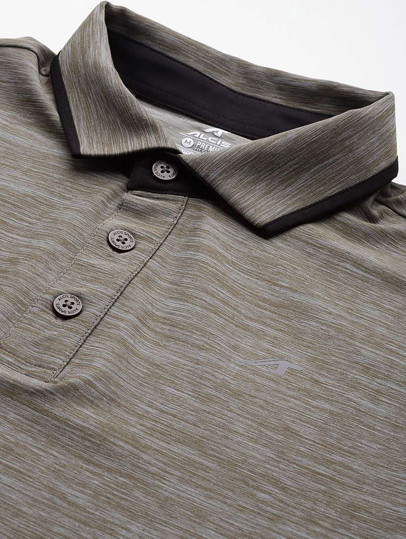 men solid short sleeve regular fit polo t-shirt - 22009374 - Standard Image - 4