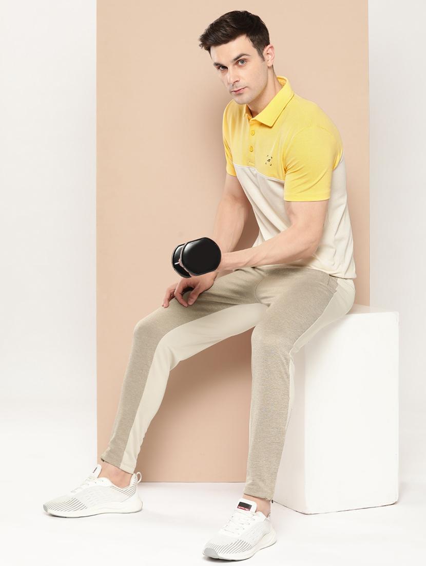 men color block short sleeve regular fit polo t-shirt - 22009379 - Standard Image - 4